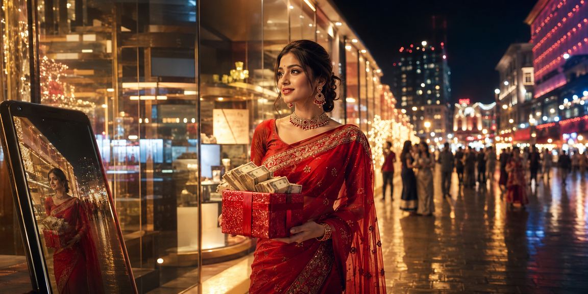 কুমিল্লায় মোবাইলে লটারি খেলার দৃশ্য